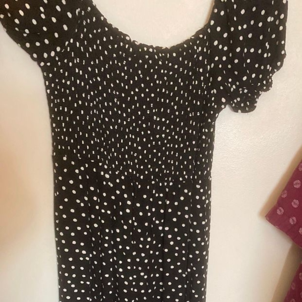 Rewind Black and whit polka dot jumpsuit
